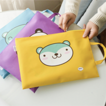 어린이집 수건 여벌옷 기저귀 식판 약 마스크 보관 방수 파우치, 04 그린