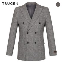 트루젠 모 캐시미어 블렌드 글렌 체크 더블 자켓 TGAF9-MTJ780