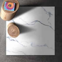 접찹식 대리석 바닥 데코타일 바닥 스티커 자체 접착 대리석 월페이퍼 DIY 욕실 주방 방수 타일 벽, 05 WHITE_03 1 piece