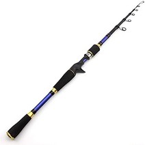 하이카본 1.8m 2.1m 2.4m 2.7m 스피닝캐스팅 낚싯대 텔레스코픽 마스터 트래블 로드 베이트 무게 7 28g (색상 : 캐스팅로드 길이 : (색상 다이와 시마노 레이카, 위장. 캐스팅로드