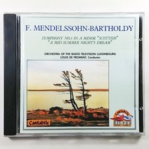 (중고CD) 멘델스존 교향곡 제3번 스코틀랜드. 한여름밤의 꿈. MENDELSSOHN. SYMPHONY NO.3 LOUIS DE FROMENT