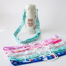 물병 어깨끈 스트랩 데코 스티커 세트 텀블러 꾸미기, 05. 블루/08. 렛츠고 캣