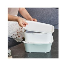 씨밀렉스 멀티 다용도 파스텔 수납함(소) 1+1, 화이트 1+1