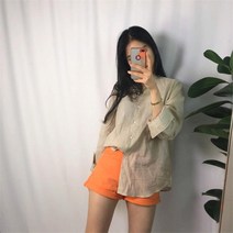 [바이어스] 파스텔롤업반바지