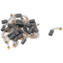 30pcs 탄소 모터 브러쉬 전기 로터리 모터 공구 드레 멜 전기 모터 예비 부품 수리 (12x8x5mm베이스), 하나, 검정