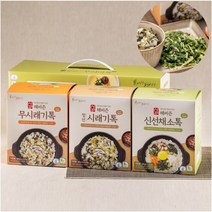 해비즌 강원도 정선 동결건조 꾸러미톡 선물세트 시래기 무청 신선 채소 3박스 구성, 1박스 (5포*3 박스) 30인분