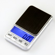 스마트체중계 체지방체중계 500g x 0.1g 휴대용 미니 전자 디지털 포켓 블루 백라이트