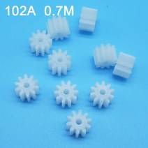 웜기어 베벨기어 톱니바퀴 10PCS 0.7M 102A 142.5A 202.5A 피니언 기어 모터 예비 부품 수락, 04 242.5A x 10pcs