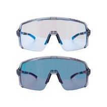 WTD G1 스포츠 골프 변색 미러 고글 (클리어 블랙/블루), 클리어 블랙/블루
