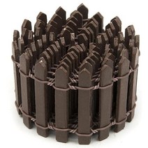 화단울타리 정원 가꾸기 아치 2+1 인테리어 장미 울타리 테라스꾸미기 1roll 5cm 나무 펜싱 나무 diy 미니 풍경 요정 인형 미니어처 액세서리 장식 공예, 초콜릿