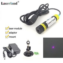 405nm UV 자외선 보라색 파란색 200mW 100mW 포인트 도트 다이오드 레이저 모듈 1668, 20mW