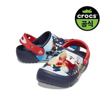 크록스 공식 키즈 FL AVENGERS PATCH CLOG K NAVY 21SKCL206740