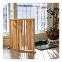 [까사라움] 강아지 배변판 가리개 다용도 원목 스트라이프 타이니 파티션, 상세 설명 참조