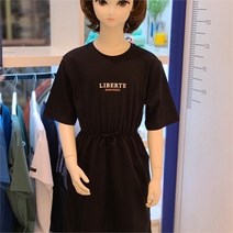 에꼴리에 GD01 5부 레터링 쿨 저지원피스 21B5851