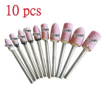 드러멜 드레멜 다용도조각기 20pcs 연마 헤드 휠 Dremel 로타리 전동 공구 용 연마재 장착 스톤 전기 그라인딩 Access, 03 hongse10pcs