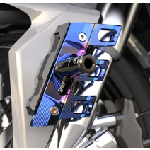 프론트휀다커버 쇼바가드 안개등브라켓 크루심300 CBR125 엑시브250R MSX125, 검정