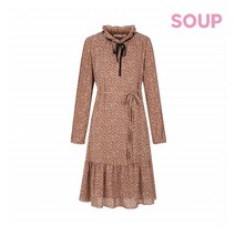 숲 타이넥 페플럼 롱 원피스(SX2OPC1)