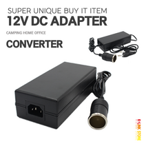 220v12v 시거잭변환기 시가잭220v 시거잭220v 아답터 어댑터 차량용 코보쿨 호환, 시거잭아답터 10A + 전원케이블 0.5m
