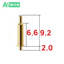 10개 높이 9.2/2 mm 딥 포고핀 10pcs H 9.2/2 mm Dip Pogo Pin