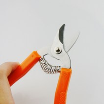 나무전지 정전 적과 함석가위 귤 잔디 나무 고지가위 도구 사과꼭지 감따기, 롱고개(이빨메탈손잡이928)