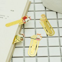 고양이 금속 북마크 북클립 책갈피, 3번당고