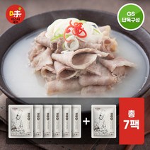 미스타셰프 설렁탕 600g 6팩 + 1팩 추가 (총 7팩), 단품