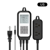 WiFi 디지털 온도 서모 스탯 콘센트 플러그 가열 냉각 모드 Carboy Aquarium Home Brewing Tuya 스마트 라이프 App 제어, US Plug China