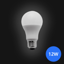 E26 소켓 LED 전구 12W 주광색(흰색빛 6500K), 3개