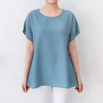아이우먼 무지개인견블라우스 BZE079M205 빅사이즈