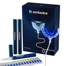 Smilestra Teeth Whitening Kit - 16X LED Teeth Whitening Light 35% Carbamide Peroxide (3) Gel Pens, 1