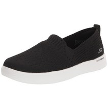 Skechers 남성용 하이퍼 벌크 니트 슬립온 스니커즈 블랙/화이트. 7