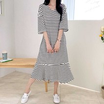 [에이브랜드] 팔뚝살 제로 로맨틱 러플 st 반팔 원피스