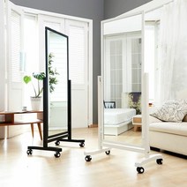 500x1500 휴그린 이동형 스탠드 대형 전신거울, 단품