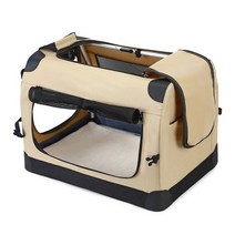 큐큐펫 반려동물 접이식 소프트 켄넬 대형 이동장 82형 (가로 58cm 세로 58cm 높이 82cm)