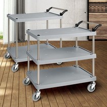 플라스틱써빙카트 식당서빙 써빙카 웨건 주방운반 3단 721AA, 3단 중, 본상품선택