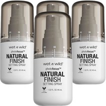 웻앤와일드 포토포커스 내추럴 피니시 세팅 스프레이, 45ml, 4개