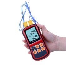 접촉식 2채널 LCD 디지털 온도계 산업온도계 온도측정