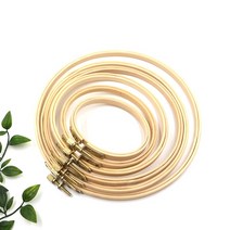 마미쏘잉/ 프랑스자수 내츄럴 대나무 수틀 11종/ 작품걸이용 수틀, 33cm