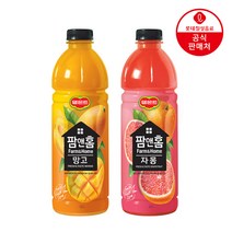 롯데칠성 델몬트팜 1.2L 자몽 6 페트 PET 과일 음료 망고 앤홈 주스 쥬스, 델몬트 팜앤홈 1.2Lx6펫(망고)
