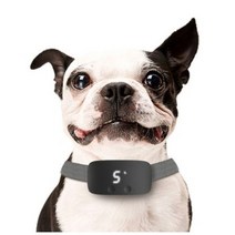 로켓차이나 zoosen 강아지 짖음방지기 화이트 블랙 터치스크린식 자동 제어 강아지훈련용 목걸이 USB 충전식 방수 전기목걸이, 1개