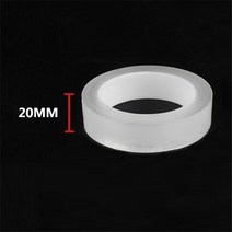 범용 자동차 충돌 방지 스트립 나노 테이프 스크래치 투명 필름 자동차 가장자리 보호 스티커, 3 Meters, 01 20MM