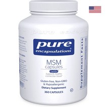퓨어인캡슐레이션 MSM 1700mg 360캡슐 베지, 1개, 기본