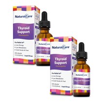 NaturalCare Thyroid Support Homeopathic 내츄럴케어 타이로이드 서포트 홈오파티크 드롭 30ml 2팩, 2개