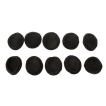 메모리 폼 소프트 이어 패드 헤드셋 교체 쿠션 10pcs/세트 50mm 헤드셋 편안, 검은색