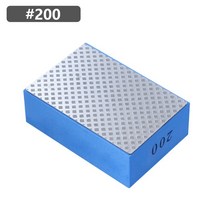 대리석연마다이아몬드 연마 패드 돌 와이퍼 유리 그라인딩 블록 대리석, Silver 200grit