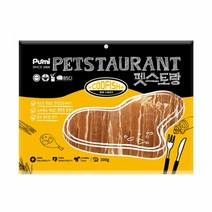푸르미 펫스토랑 황태 스테이크 300 강아지 간식 댕댕이 마른간식 반려견 수제