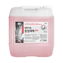 세제몰 식기세척기용 중성세제 레드, 18.75L, 1개