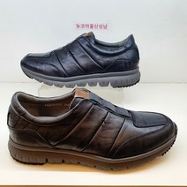 에스콰이아 천연가죽 발등 밴딩형 슬립온 YAAFHL022NY