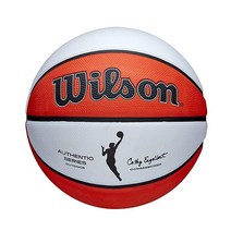 WILSON WNBA 어센틱 시리즈 농구공 - 아웃도어 72.4cm(28.5인치), Indoor/Outdoor, Size 6 - 28.5