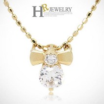호림쥬얼리 14K정품)히트)깜찍)예쁜(HR)14K 코코리본 펜던트